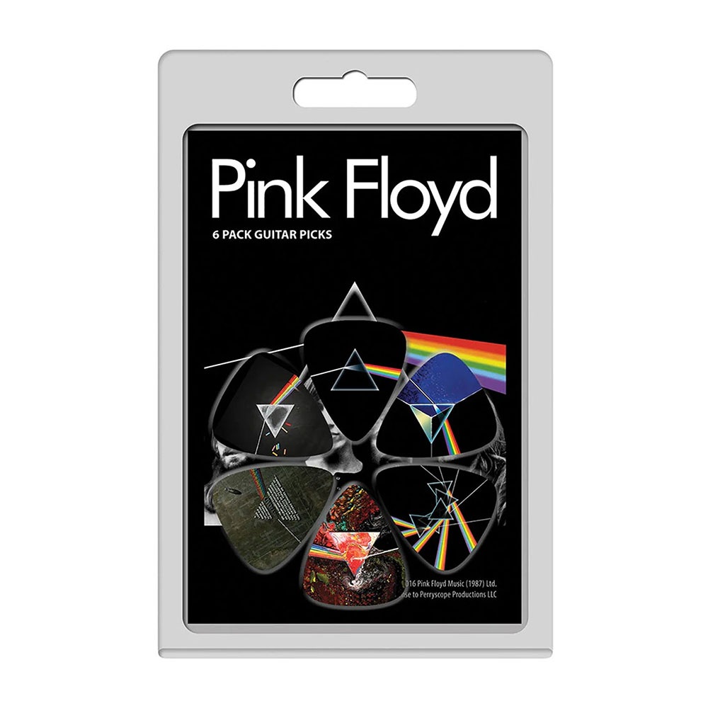 Pink Floyd - Dark Side Of The Moon 6Pack Plectrum - Zwart/Multicolours